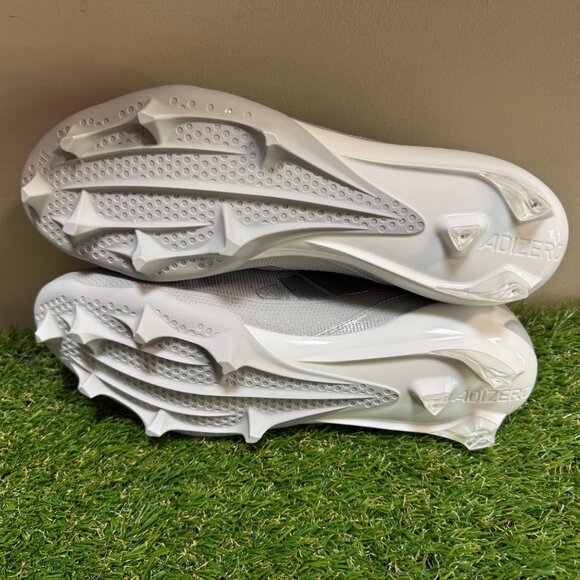 Adidas Adizero Electric Football Cleats Grey Silver Metallic IE4386 Men\'s 12 NEW main image 7